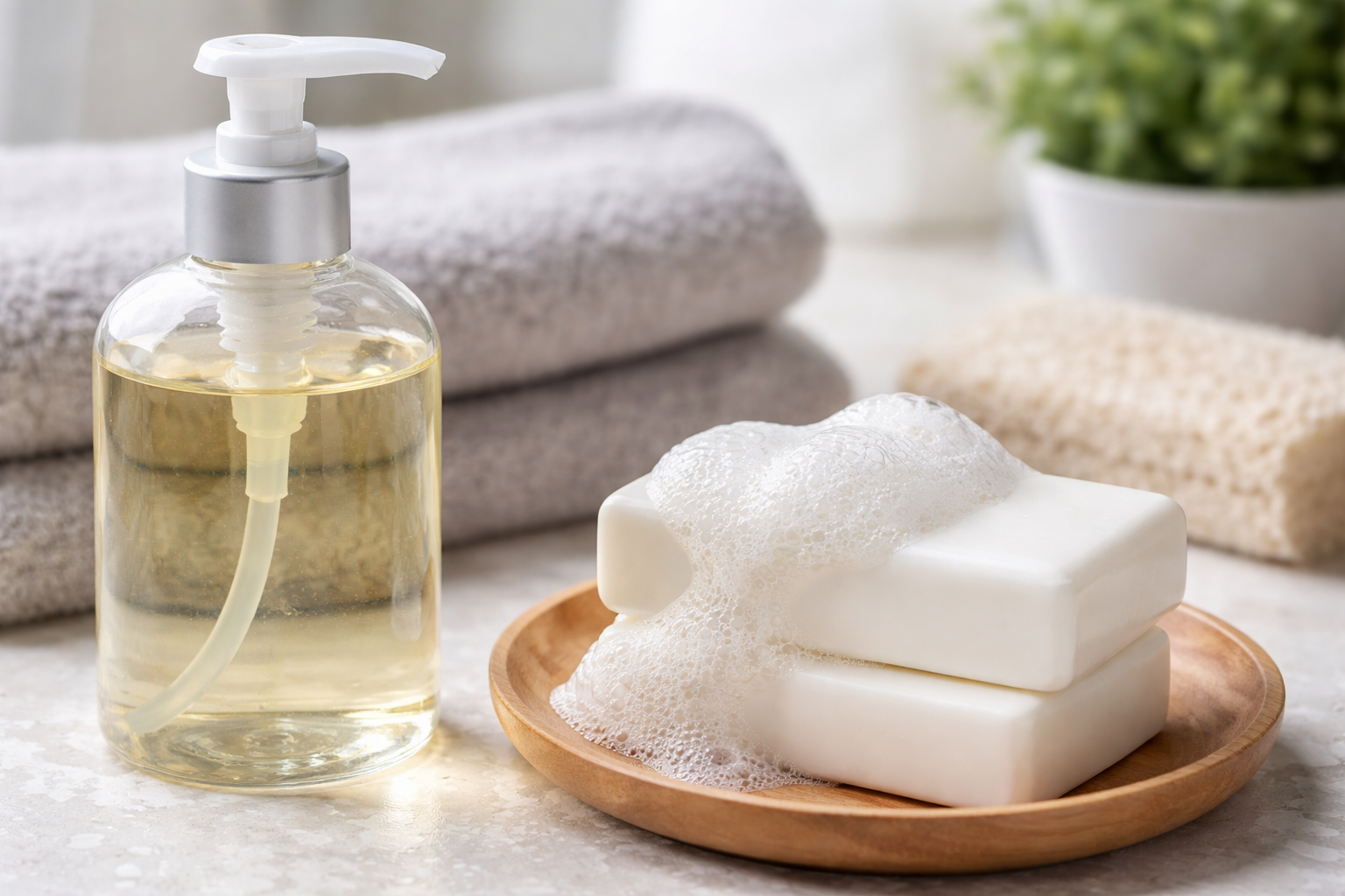 カサカサおっさん40代～５０代の肌は、ボディソープより石鹸がいい気がする話